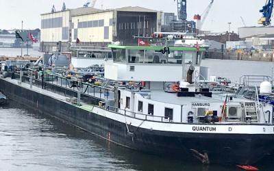 Jongen GmbH verstärkt Reinigungsspektrum und erweitert Flotte im Hamburger Hafen um ein weiteres Doppelhüllenschiff