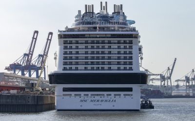 Rekordanlauf für Hamburg: Über 5000 Gäste an Bord der MSC Meraviglia