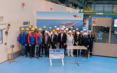 AIDA Cruises: Baustart für das zweite LNG-Kreuzfahrtschiff auf der Meyer Werft in Papenburg