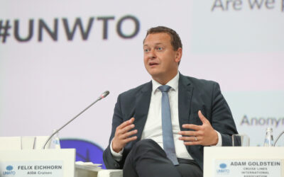 AIDA President Felix Eichhorn präsentiert Green Cruising Strategy auf UNWTO Gipfel in Sankt Petersburg