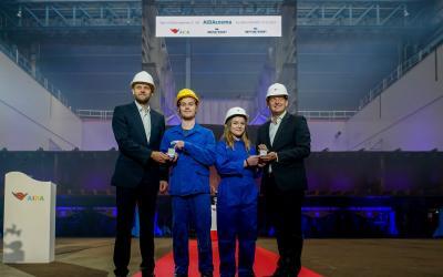 Kiellegung für AIDAcosma auf der Neptun Werft in Rostock – Zweites AIDA LNG-Kreuzfahrtschiff wird im Sommer 2021 ab Kiel Norwegen und die Ostsee bereisen.