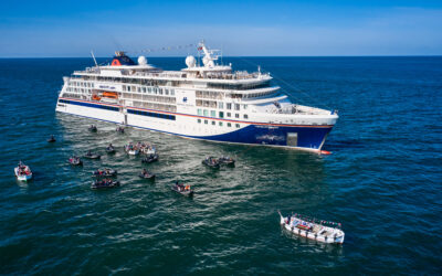 Hapag-Lloyd Cruises tauft HANSEATIC spirit vor Hochseeinsel Helgoland