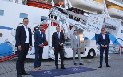AIDA Cruises baut 2021 Landstromnutzung in deutschen Häfen aus