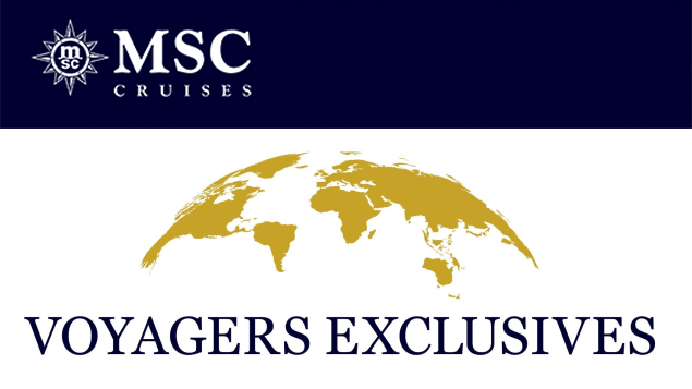 MSC Cruises stellt Überarbeitung des MSC Voyagers Clubs vor: Voyagers Exclusives ersetzt die Voyagers Selection