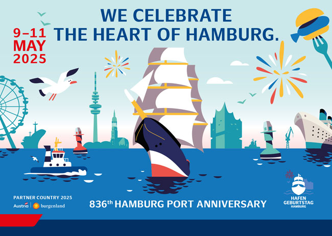11-APRIL-Hafengeburtstag-2025-EN Hamburg Aussteller auf der Seatrade Cruise Global