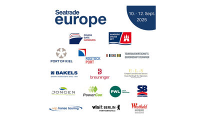 Deutsche Kreuzfahrtdestinationen zeigen Flagge auf der Seatrade Europe in Hamburg